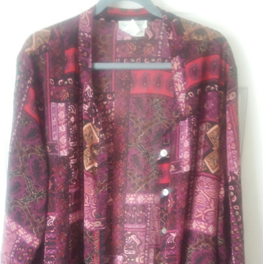 ULLA POPKEN modern artistic blouse